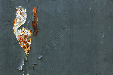 旧铁板生锈腐烂盘子控制板金属氧化橙子宏观腐蚀衰变材料艺术背景图片