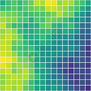 抽象几何彩色像素生成艺术图案科学墙纸创造力计算正方形插图天空几何学装饰品数学背景图片
