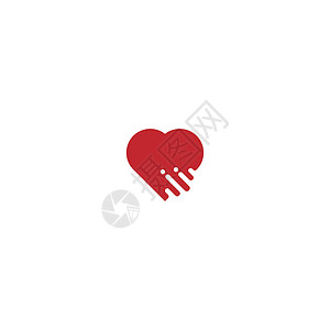 爱标志 ico标识品牌婚礼标签身份插图推广邀请函商业刻字背景图片