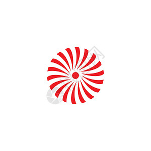 涡 Logo 模板矢量符号艺术飓风涡流插图漩涡网络圆形标识蓝色螺旋背景图片