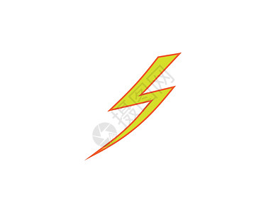 闪电霹雳电标志设计模板天气商业力量电压插图罢工螺栓火花公司风暴背景图片