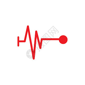 心跳曲线艺术设计健康医学心跳脉冲心脏心脏病学图表韵律曲线监视器生活海浪医疗插画