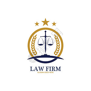 律师事务所标志和图标设计模板vecto标识身份法庭标签公司犯罪平衡收藏圆圈徽章背景图片