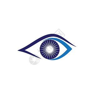 眼睛护理标志模板 ico技术健康插图身份创造力商业电影公司互联网背景图片