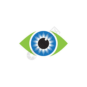 眼睛护理标志模板 ico创造力互联网技术健康插图公司身份商业电影背景图片