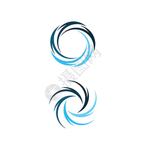 涡流矢量插图图标设计海浪商业推广网络旋转气旋蓝色艺术空气漩涡背景图片