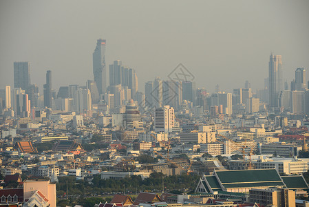 Bangkok大楼市中心摩天大楼城市天际建筑背景图片