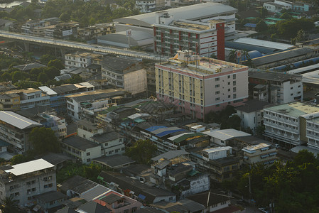 Bangkok住宅建筑城市背景图片