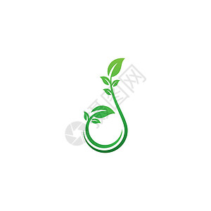 绿树叶生态自然元素回收网络植物生物标签产品插图叶子环境商业背景图片