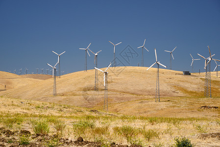 风力涡轮机工业涡轮白色生产技术环境螺旋桨力量天空农场背景图片