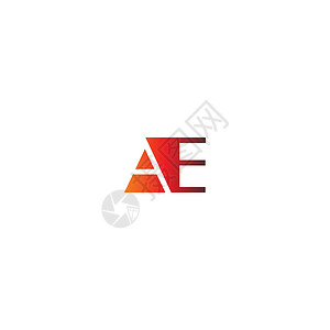 字母 AE 标志组合背景图片