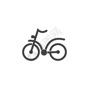 自行车 自行车图标矢量按钮平面运输车轮网络闲暇设计旅行车辆背景图片