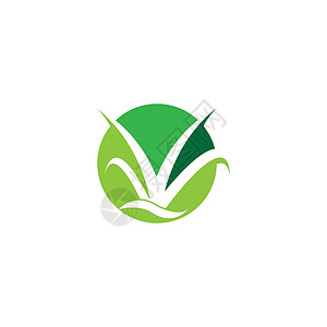 草标志 vecto叶子生态季节性创造力圆形商业白色植物芦荟草地背景图片