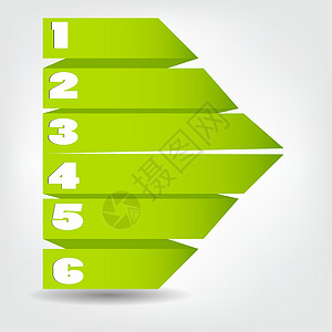 不同业务设计的彩色折纸概念 它制作图案矢量演讲绿色访问命令网站图表创造力团体解决方案商业背景图片