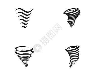 天气图案它制作图案龙卷风符号矢量艺术气候标识漩涡灾难气旋预报力量天气风暴设计图片