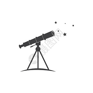 光学望远镜望远镜标志图标 vecto玻璃宇宙学习插图行星天空技术科学星系天文设计图片
