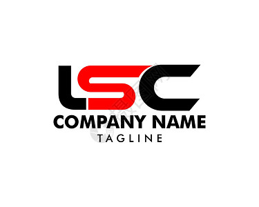 商标标识初始字母 LSC 徽标模板设计设计图片