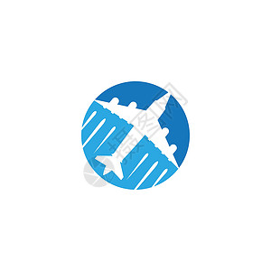 飞机图标航空图示矢量说明设计Logo模版喷射空气天空商业旅游白色插图运输背景图片