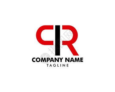 初始字母 PR 徽标模板设计商业品牌网络公司咨询身份字体公关插图互联网背景图片