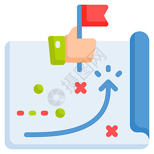 策略图标设计平面颜色样式网络办公室商业风暴插图服务男人团队解决方案成功互联网高清图片素材