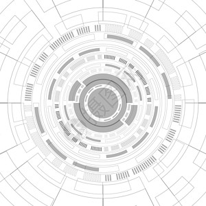 阿雷达门托抽象重叠圆数字背景智能镜头技术设计图片