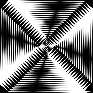 黑白催眠背景 矢量插图黑色钻石素描魔法白色八角形螺旋长方形墙纸马赛克背景图片