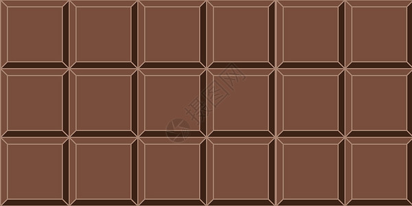 无缝背景黑巧克力瓷砖矢量无缝美味令人垂涎欲滴的黑巧克力棒背景甜点营养糖果乐趣可可小吃正方形饮食墙纸片段插画