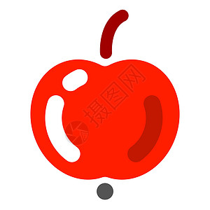多彩的苹果 ico背景图片