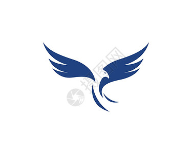 猎鹰鹰鸟标志模板插图商业公司盔甲奢华翅膀标识荣耀身份飞行背景图片