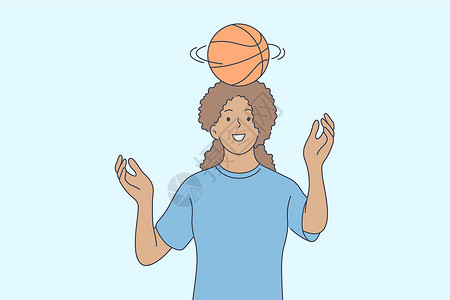篮球青少年篮球运动娱乐夏季概念设计图片