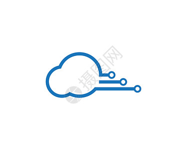 云标志 vecto网站技术网络数据创造力天空互联网插图下载计算背景图片