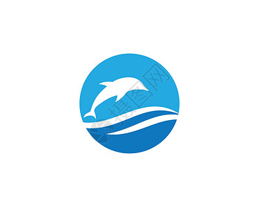 海豚图标海豚标志图标 vecto公司酒店温泉动物海洋荒野插图野生动物运动身份设计图片