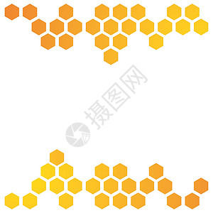 黑蜂蜂蜜蜂形背景背景艺术网格技术六边形食物墙纸互联网网络白色黄色设计图片