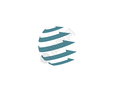 全球商业矢量标志模板艺术叶子技术世界蓝色网站互联网国际圆圈标识背景图片