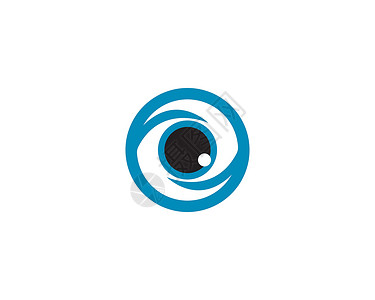 眼部护理标志模板医院商业身份戏剧性药品鸢尾花标识眼科服务眼睛插画