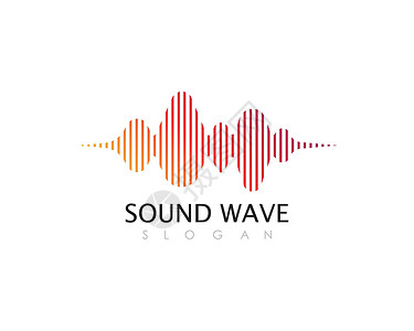 声波线条它制作图案声波矢量均衡器插图信号配乐地震频率旋律科学技术立体声插画