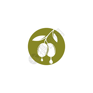 希腊标志它制作图案的橄榄标志矢量集收成饮食处女叶子标签食物标识植物农场季节插画