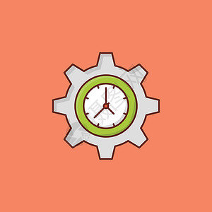 钟解决方案引擎日程金融齿轮圆圈网络环境商业手表背景图片
