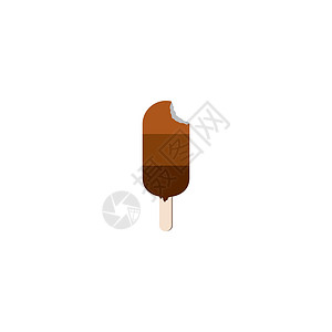 它制作图案冰淇淋标志矢量图标卡通片菜单插图糖果社区棒冰绘画配料牛奶奶油背景图片