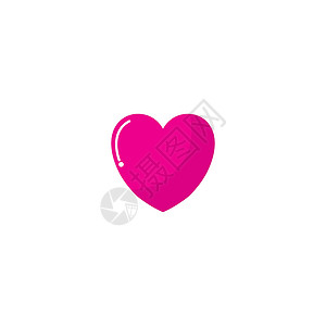 爱标志矢量图标插图设计家庭婚礼涂鸦夹子礼物艺术粉笔标识收藏问候语背景图片