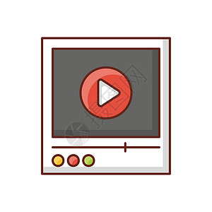 视频音乐播放器控制板插图酒吧管子界面玩家音乐按钮网络背景图片