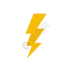 Flash 图标符号简单设计闪光公司速度插图力量雷雨电气网络霹雳标识背景图片