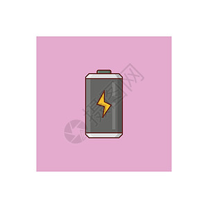 碱性电池电池库力量燃料插图碱性技术充值活力收费电气充电器插画