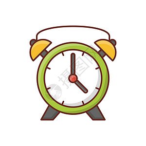 警报提醒时间钟表商业测量插图模拟乐器跑表手表日程背景图片