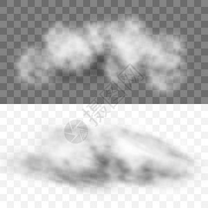 透明背景上的现实云场景摄影气象蒸汽天空臭氧天堂阳光闪光天气背景图片