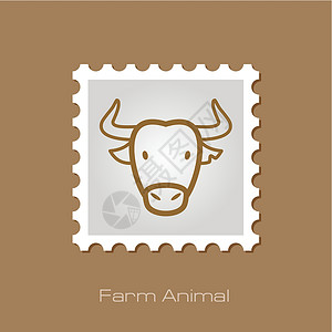 西班牙公牛印章 动物头目农场高清图片素材