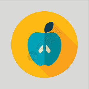 苹果平面矢量 ico果汁插图饮食水果食物营养背景图片