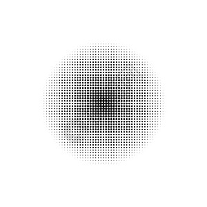 黑色圆点半色调圆点过渡图案 矢量图灰阶分辨率坡度圆圈褪色艺术椭圆艺术品辐射圆形插画