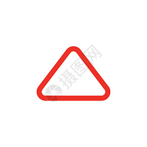 警告 注意 带符号的三角形 在白色背景上孤立的股票矢量图背景图片