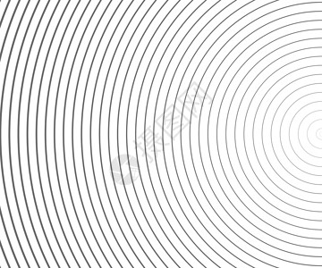 抽象矢量圆半色调黑色背景 渐变复古线条图案设计 单色图形漩涡插图几何学同心螺旋散热圆形墙纸中心白色背景图片